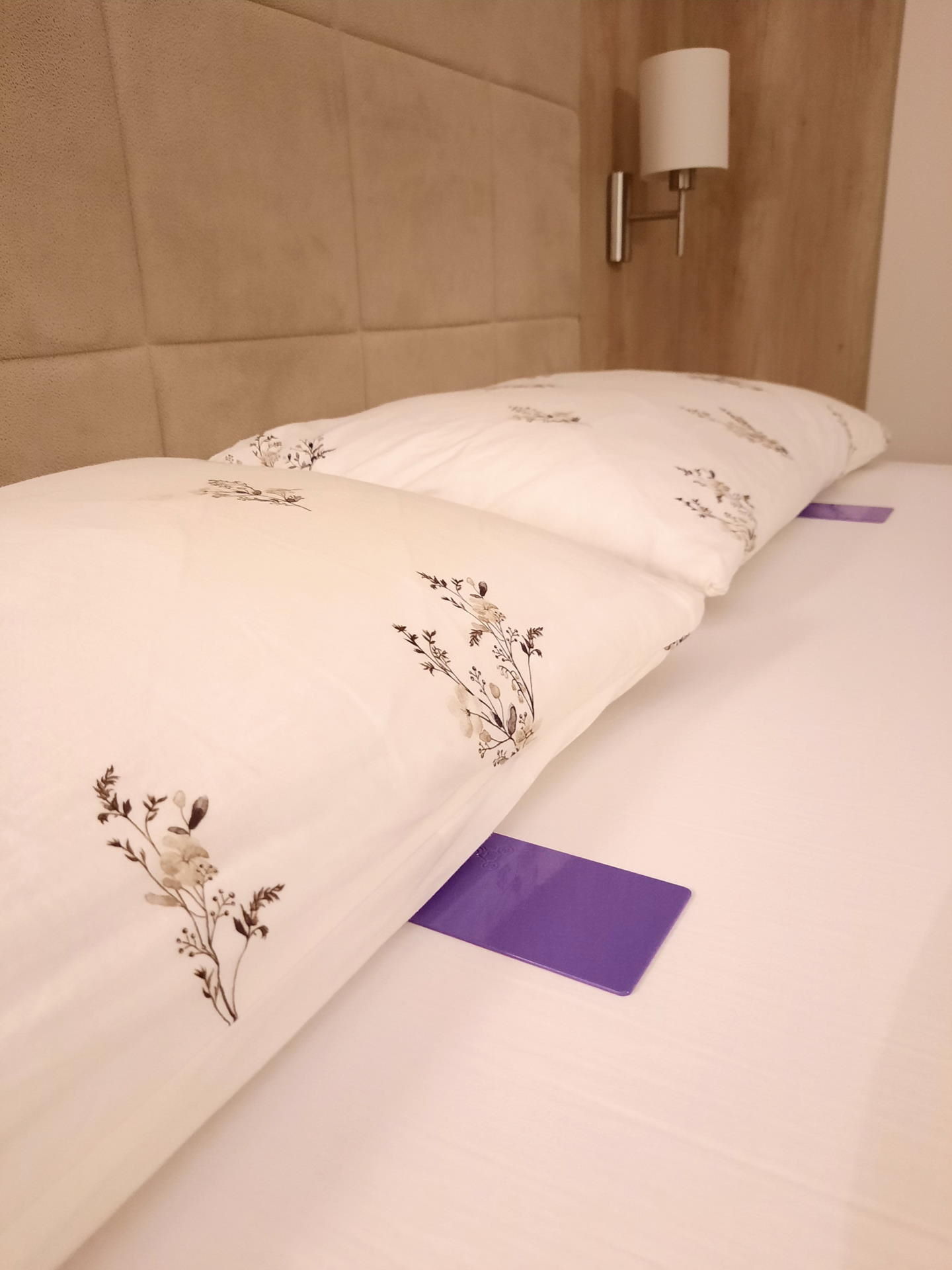 Tesla369-Purpur-Platte-Bett